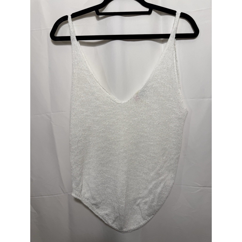 Free People Tank Top White Size M